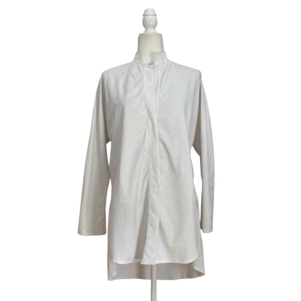 Aday Something Borrowed Tunic Top Button Down Shi… - image 8